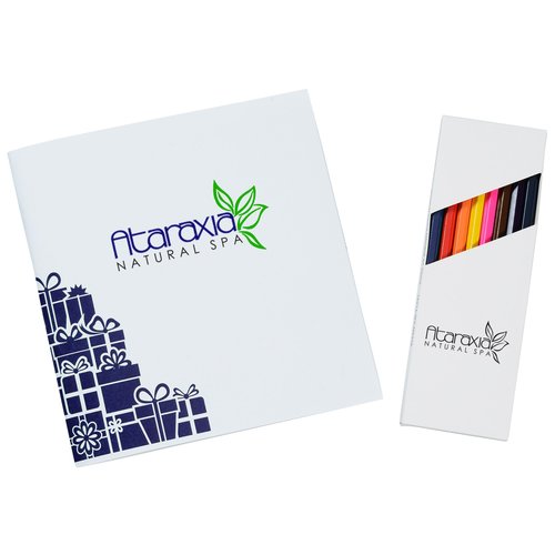 Coloring Book & Pencil Set - Holiday - 24 hr Main Image