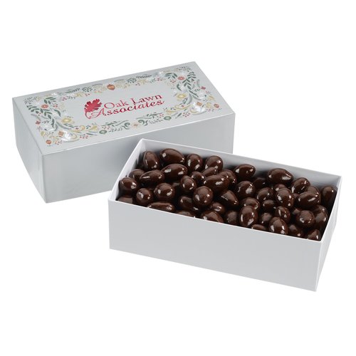 Holiday Box with Chocolate Covered Almonds Main Image