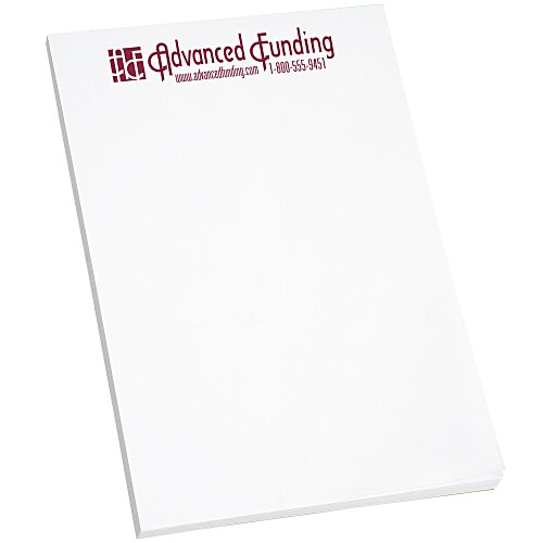 Scratch Pad - 6 inches x 4 inches - White - 50 Sheet - 24 hr Main Image