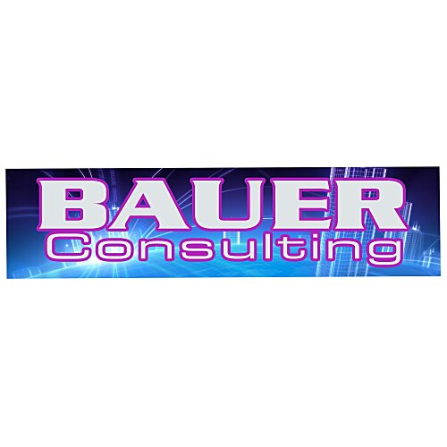 Full Color Sticker - Rectangle - 1 inch x 4 inches Main Image