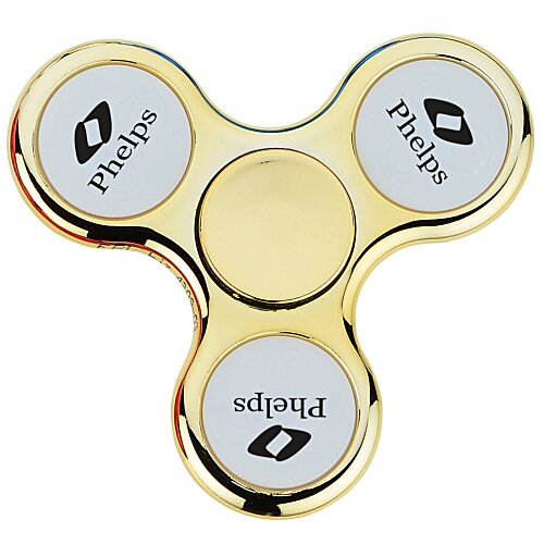 LED Metallic Fidget Spinner Main Image