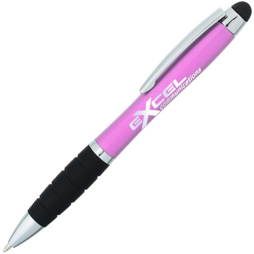 Sanibel Light-Up Logo Stylus Twist Pen - 24 hr Main Image