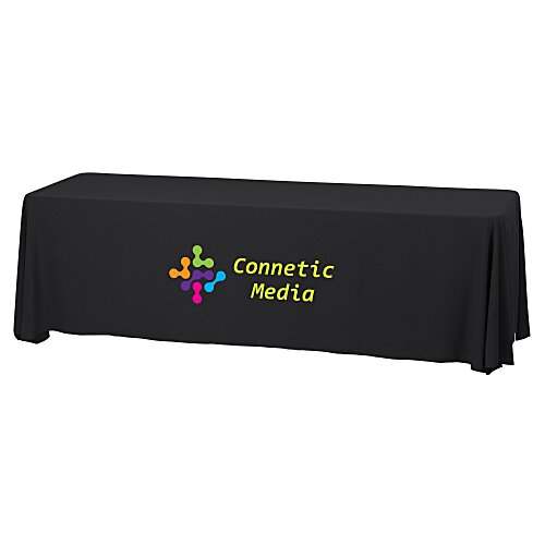 Serged Closed-Back Stain Resistant Table Throw - 8 feet - 24 hr Main Image