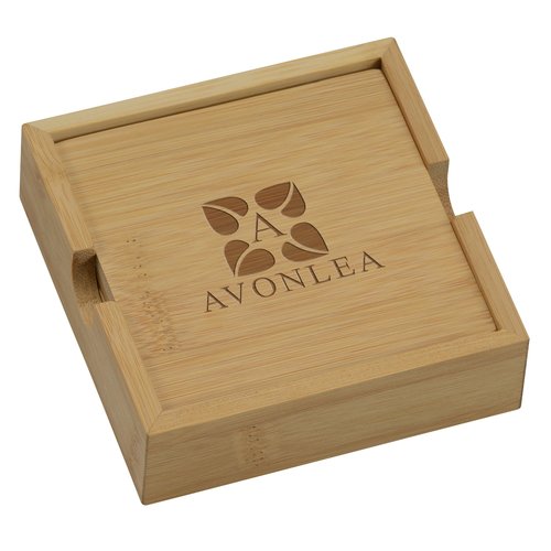 Bamboo Coaster Set Main Image