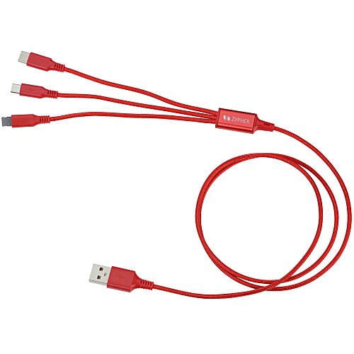 3' Metallic Charging Cable Main Image