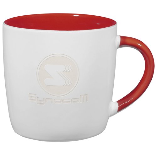 Festival Ceramic Mug - 12 oz. - Deep Etch Main Image