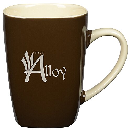 Quadro Ceramic Mug - 17 oz. - Deep Etch Main Image