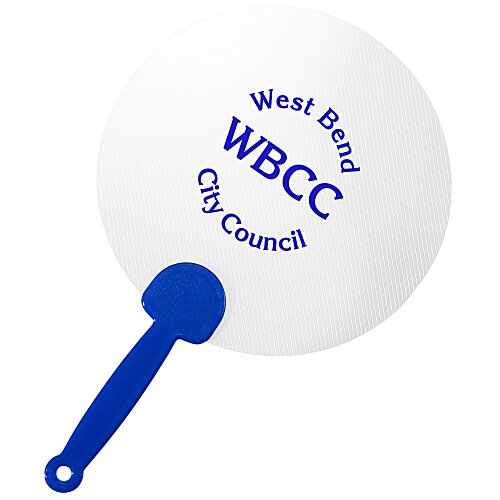 Plastic Hand Fan - 24 hr Main Image