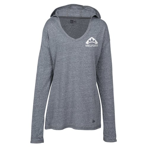 New Era Tri-Blend Performance Hooded Tee - Ladies' - Screen Main Image