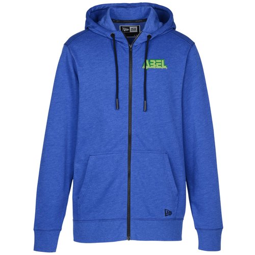 New Era Tri-Blend Full-Zip Hoodie - Men's - Embroidered Main Image