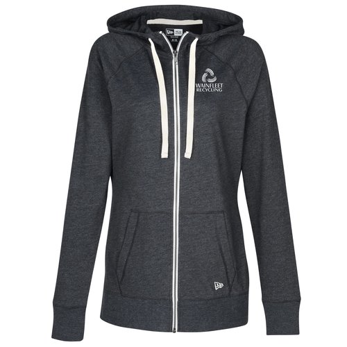 New Era Sueded Cotton Full-Zip Hoodie - Ladies' - Screen Main Image
