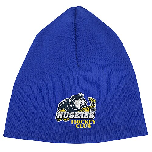 Fine Knit Solid Beanie - 24 hr Main Image