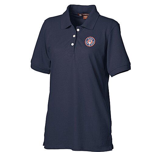 Harriton 5.6 oz. Easy Blend Polo - Ladies' - Full Color Main Image