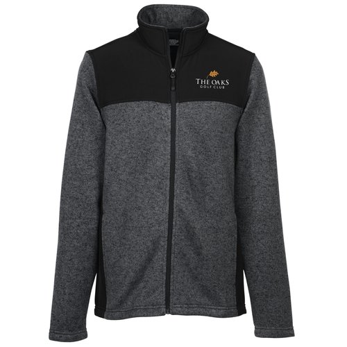 Colorblock Heather Fleece Jacket - Men's Main Image