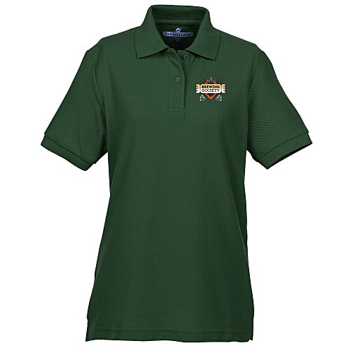 Soft Touch Pique Sport Shirt - Ladies' - Full Color Main Image