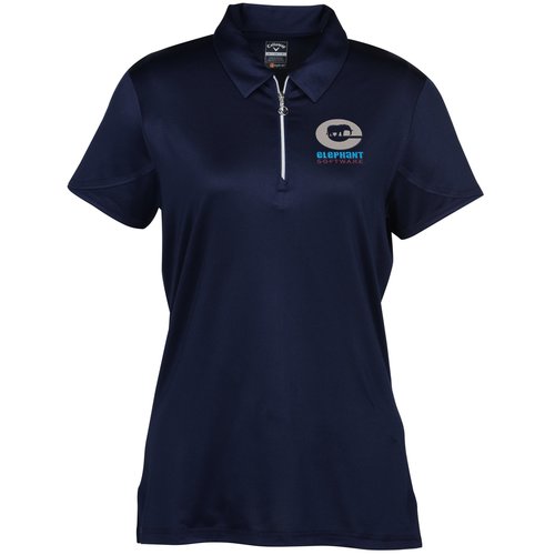 Callaway Tulip Sleeve Zip Polo - Ladies' Main Image