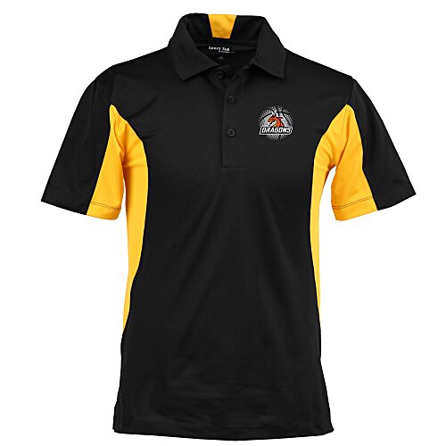 Side Blocked Micropique Sport-Wick Polo - Men's - Full Color Main Image