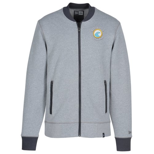 New Era French Terry Baseball Jacket - Men's Main Image