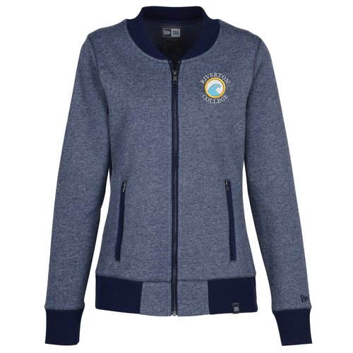 New Era French Terry Baseball Jacket - Ladies' Main Image