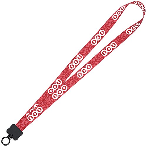 Dye-Sub Lanyard - 3/4" - 32" - Plastic O-Ring - Damask - 24 hr Main Image
