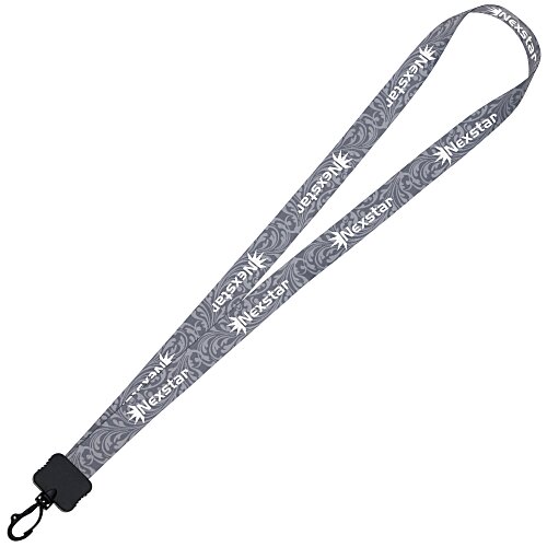 Dye-Sub Lanyard - 3/4" - 32" - Plastic Swivel Snap Hook - Damask - 24 hr Main Image
