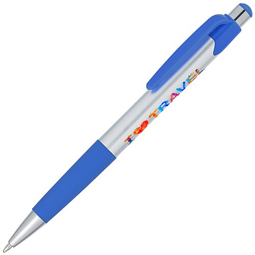 Mardi Gras Pen - Silver - Full Color Main Image