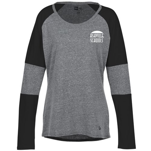 New Era Tri-Blend Performance Baseball Tee - Ladies' - Embroidered Main Image