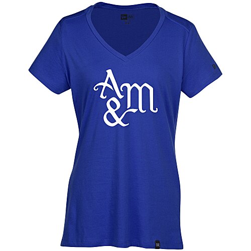 New Era Legacy Blend V-Neck Tee - Ladies' - Screen Main Image