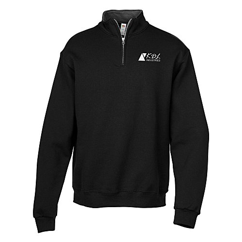 Fruit of the Loom Sofspun 1/4-Zip Sweatshirt - Men's - Screen Main Image