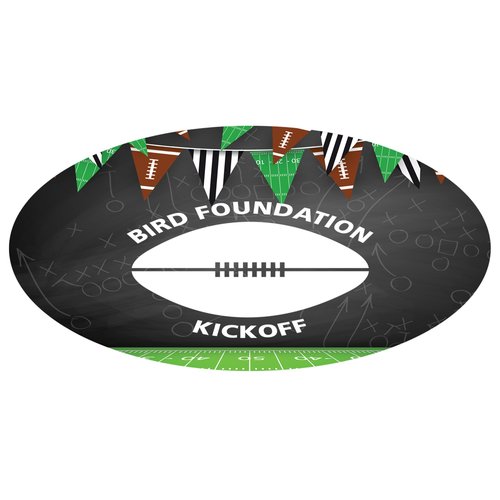 Full Color Static Decal - Oval - 1" x 2" Main Image