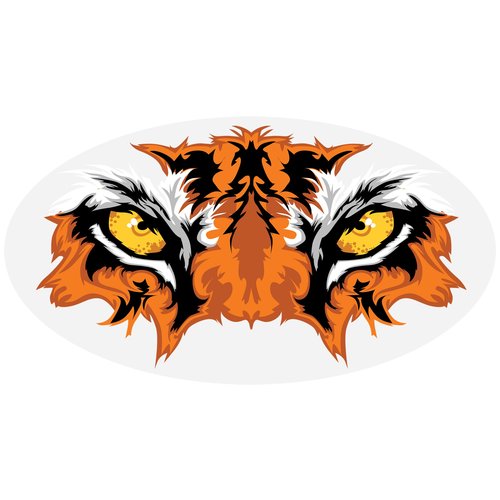 Full Color Static Decal - Oval - 3" x 5-1/2" Main Image