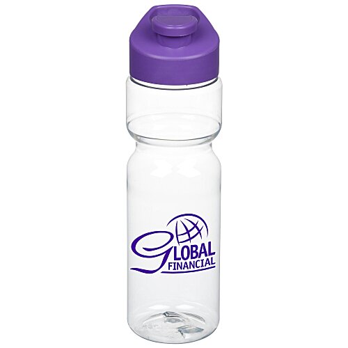 Clear Impact Olympian Bottle with Flip Carry Lid - 28 oz Main Image