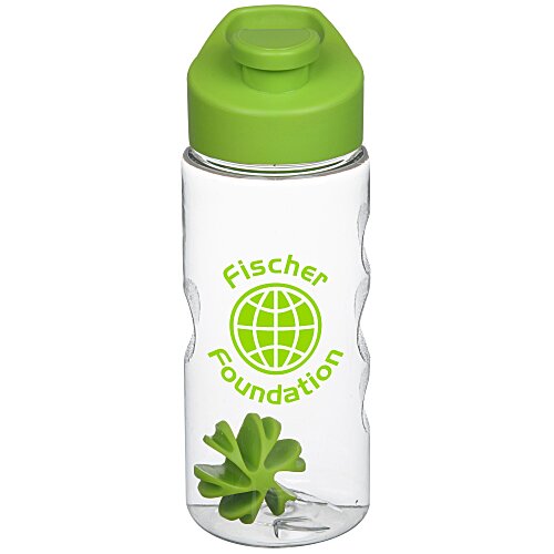 Clear Impact Mini Mountain Bottle with Flip Carry Lid - 22 oz - Shaker Main Image