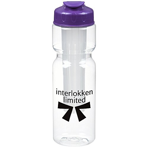 Clear Impact Infuser Olympian Bottle with Flip Lid - 28 oz. Main Image