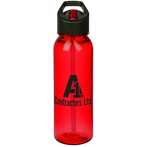 Outdoor Bottle with Two-Tone Flip Straw Lid - 24 oz Main Image