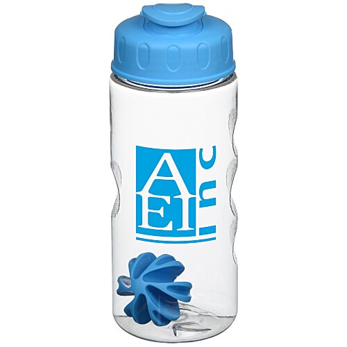 Clear Impact Mini Mountain Bottle with Flip Lid - 22 oz - Shaker Main Image