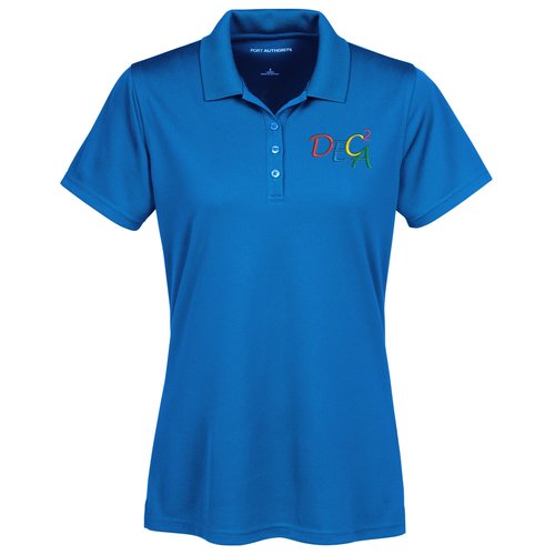 Micro Mesh UV Performance Polo - Ladies' - Embroidered Main Image