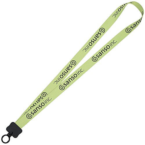 Dye-Sub Lanyard - 3/4" - 32" - Plastic O-Ring - Chevron - 24 hr Main Image