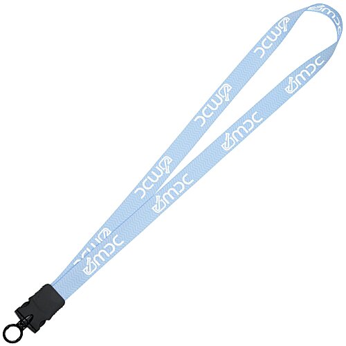 Dye-Sub Lanyard - 3/4" - 32" - Snap Buckle Release - Chevron - 24 hr Main Image