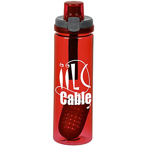 Colorful Bottle with Locking Lid - 24 oz. - Floating Infuser Main Image