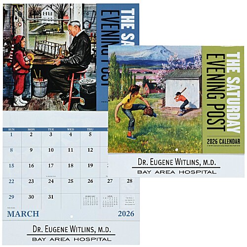 The Saturday Evening Post Calendar - Stapled Main Image