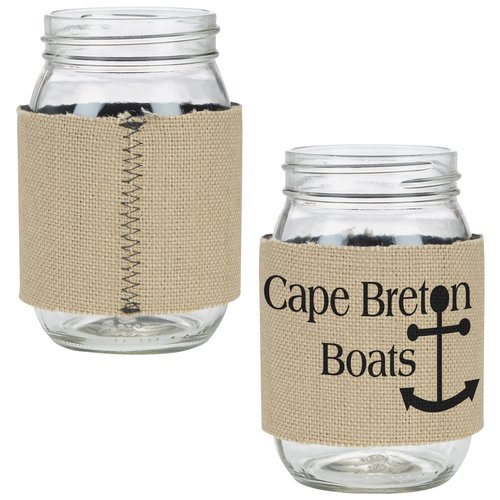 Jar Sleeve - Burlap Main Image