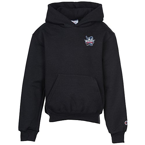 Champion Powerblend Hoodie - Youth - Embroidered Main Image