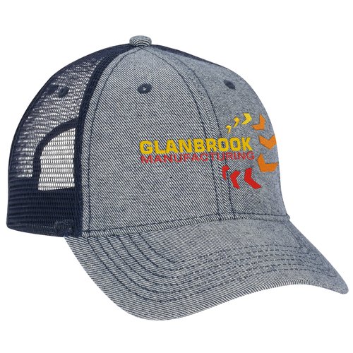 Denim Trucker Mesh Back Cap Main Image