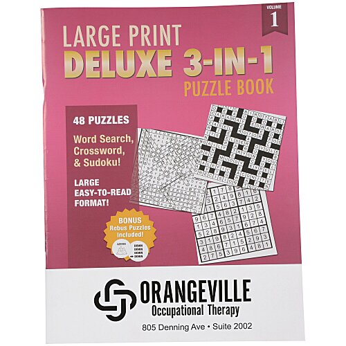 Deluxe Large Print Puzzle Book - Volume 1 Main Image