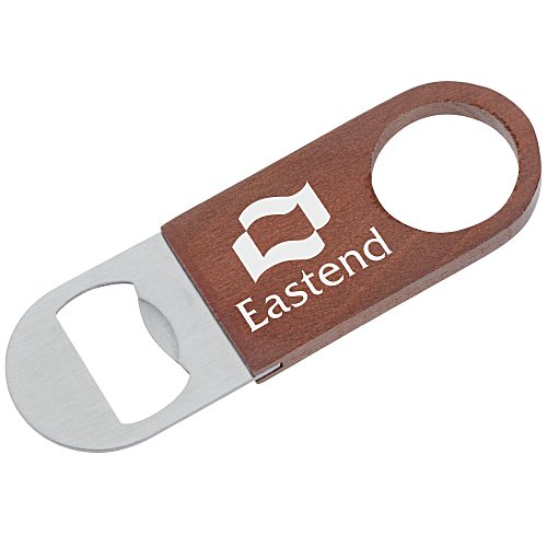 Pocket Wood Bottle Opener Main Image