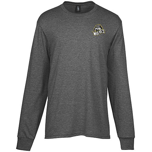 Optimal Tri-Blend Long Sleeve T-Shirt - Men's - Embroidered Main Image
