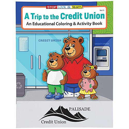 A Trip to the Credit Union Coloring Book - 24 hr Main Image