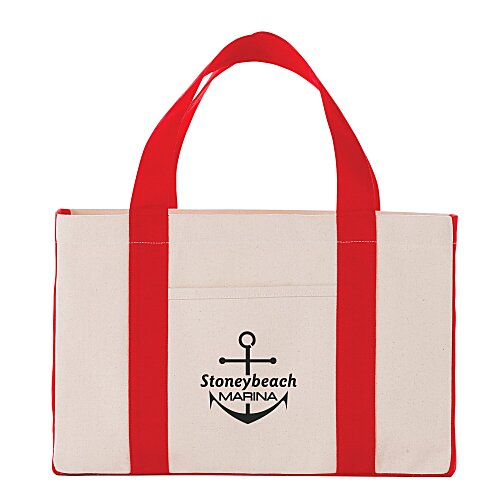 Small 18 oz. Cotton Utility Tote - 11" x 16 1/2" Main Image