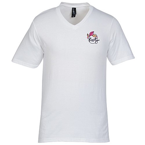 Ultimate V-Neck T-Shirt - Men's - White - Embroidered Main Image